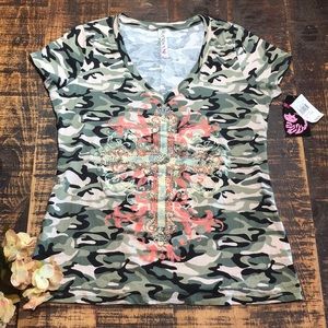 Ransom Bling Cross Tee